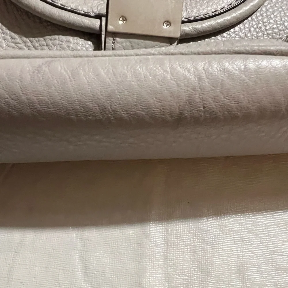 Michael Kors hobo handbag with silver color hardware
